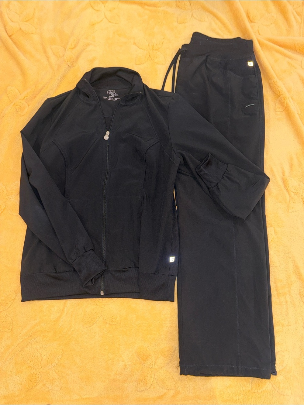 Women’s Black Performance Zip Jacket - Lightweight Active Layer